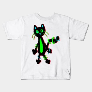 Cyber Cat Kids T-Shirt